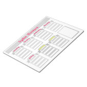 Bloc-note Calendrier à feuillets détachables, créez vous-mêm (Incliné)