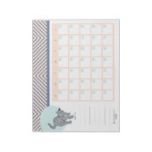 Bloc-note Calendrier de bureau à feuilles mobiles avec chat (Tourné)