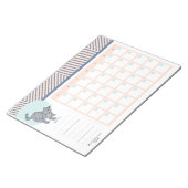 Bloc-note Calendrier de bureau à feuilles mobiles avec chat (Incliné)