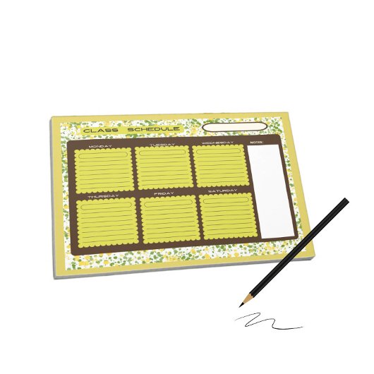 Bloc-note Calendrier de classe