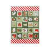Bloc-note Calendrier de l'Avent de Noël (Tourné)