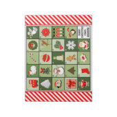 Bloc-note Calendrier de l'Avent de Noël (Tourné)