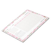 Bloc-note Calendrier des fleurs de cerisiers en fleurs (Incliné)