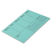 Bloc-note Calendrier hebdomadaire (Incliné)
