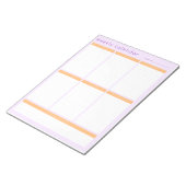 Bloc-note Calendrier hebdomadaire (Incliné)