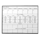 Bloc-note Calendrier hebdomadaire d'émotion V2 - Personnalis (Devant)