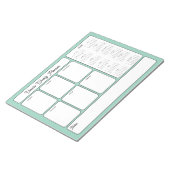 Bloc-note Calendrier Hebdomadaire Planner 2026 Quotidien Pou (Incliné)