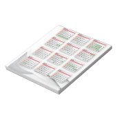 Bloc-note Calendrier hébreu anglais 2016-2017 (Tourné)