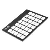 Bloc-note Calendrier mensuel vide (Incliné)