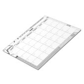 Bloc-note Calendrier noir et blanc motif Galore (Incliné)
