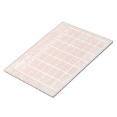 Bloc-note Calendrier non daté Peach (Incliné)