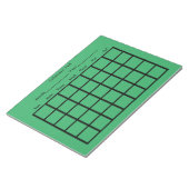 Bloc-note Calendrier Pad Green (Incliné)