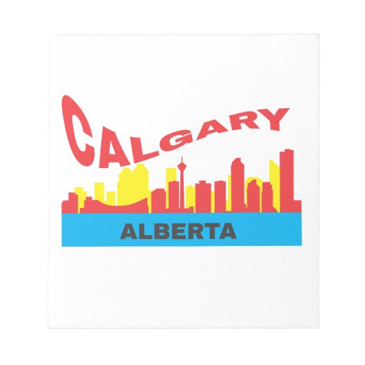 Bloc-note Calgary (Devant)