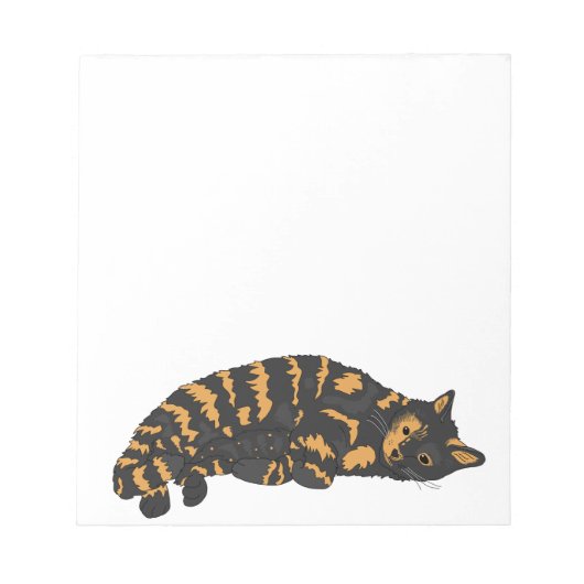 BLOC-NOTE CALICO TORTIE CAT NOTE PAD (Devant)