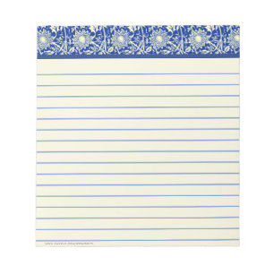 Bloc-note Calicot bleu de Sorta (rayé)