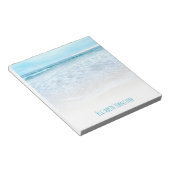 Bloc-note Californie rêve océan vagues de plage photo person (Incliné)