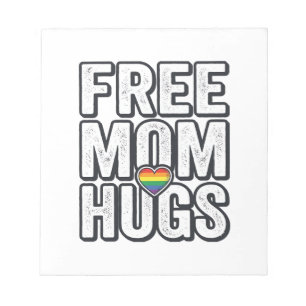 Bloc-note Câlins gratuits de maman Fierté Cœur T-Shirt vinta