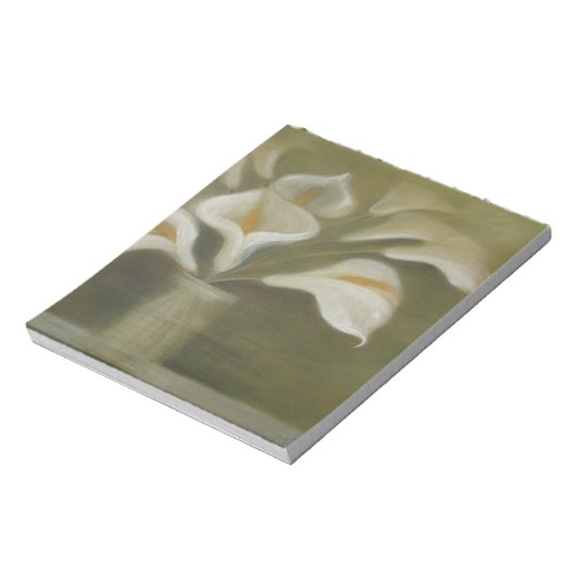 Bloc-note Calla Coupe Les Fleurs Dans Un Vase Artistique Enc (Tourné)