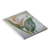 Bloc-note Calla Lily Beau Art Botanique (Incliné)