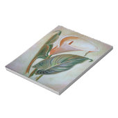 Bloc-note Calla Lily Beau Art Botanique (Tourné)