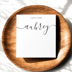 Bloc-note Calligraphie manuscrite simple