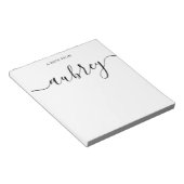 Bloc-note Calligraphie manuscrite simple (Incliné)