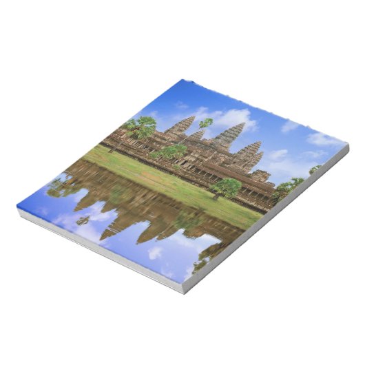 Bloc-note Cambodge, Kampuchea, temple d'Angkor Vat. (Tourné)