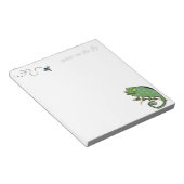 Bloc-note caméléon et vol - "avec vos propres mots" (Incliné)