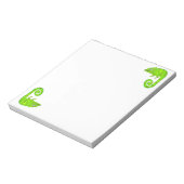 Bloc-note Caméléon vert mignon (Tourné)