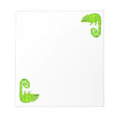 Bloc-note Caméléon vert mignon (Devant)
