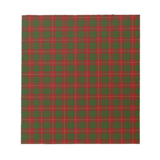 Bloc-note Cameron Tartan