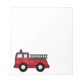 Bloc-note Camion d'urgence Camion d'art de la toile de dessi (Devant)