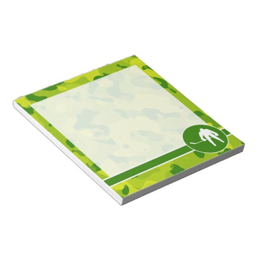 Bloc-note Camion vert Apple ; Hockey (Incliné)