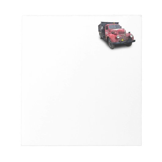 BLOC-NOTE CAMION VINTAGE (Devant)