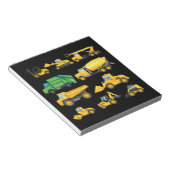 Bloc-note Camions Et Diggers Bâtiments (Incliné)