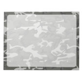 Bloc-note Camo grise, Camouflage, Militaire, Armée (Devant)