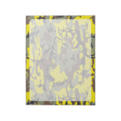 Bloc-note Camo jaune et marron, Camouflage, Militaire, Armée (Tourné)