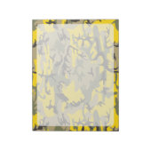 Bloc-note Camo jaune et vert, Camouflage, Militaire, Armée (Tourné)