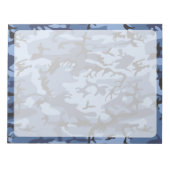 Bloc-note Camo Navy, camouflage bleu, Militaire, Armée (Devant)