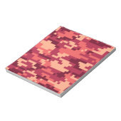 BLOC-NOTE CAMO NUMÉRIQUE DÉSERT MARTIAN / CAMOUFLAGE (Tourné)