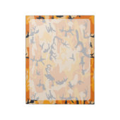 Bloc-note Camo orange, Camouflage, Militaire, Armée (Tourné)