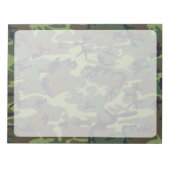 Bloc-note Camo Vert, Camouflage, Militaire, Armée (Devant)
