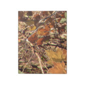 Bloc-note Camouflage de la forêt de chasseurs Personnaliser (Tourné)