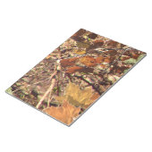 Bloc-note Camouflage de la forêt de chasseurs Personnaliser (Incliné)