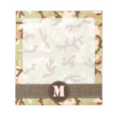 Bloc-note Camouflage du désert (Devant)