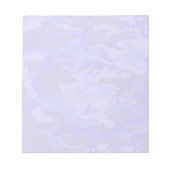 Bloc-note Camouflage Pastel Blue Motif Abstrait (Devant)