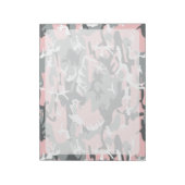 Bloc-note Camouflage rose et gris, Camouflage, Militaire, Ar (Tourné)