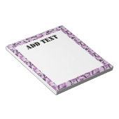 Bloc-note Camouflage rose Motif militaire (Incliné)