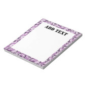 Bloc-note Camouflage rose Motif militaire (Tourné)