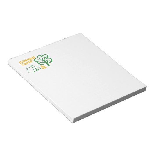 Bloc-note Camp d'été (Incliné)